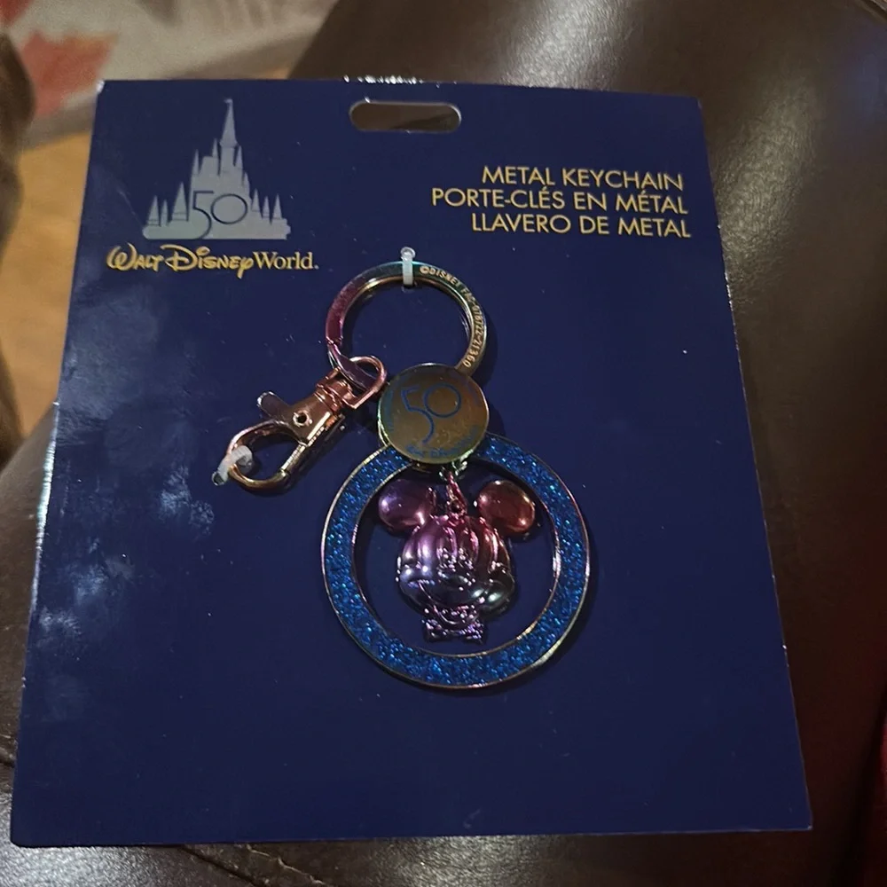 Celebrate 50 Years of Disney World Magic With this Adorable Keychain